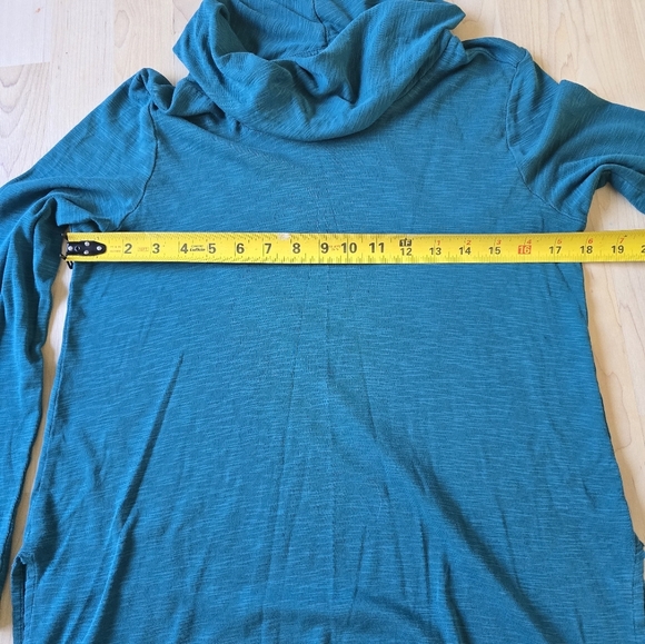 J. Jill Pima Cotton Cowl Neck Tunic Size Small - Picture 9 of 9